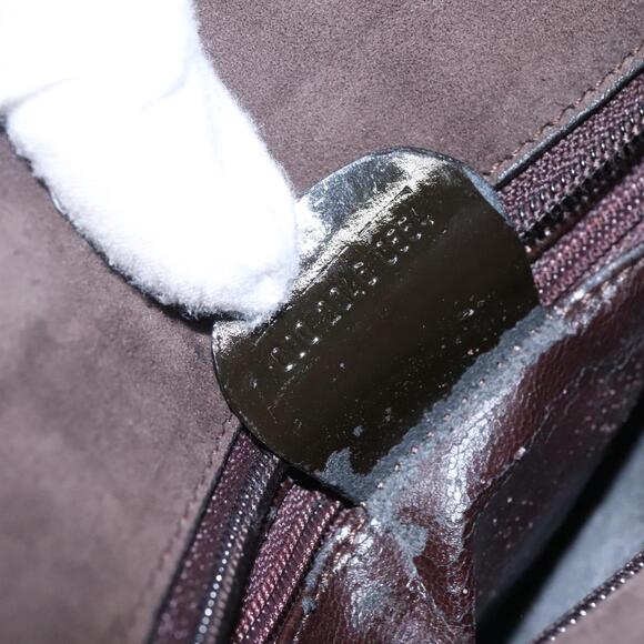 GUCCI Tote Bag Suede Leather Brown - Picture 13 of 13